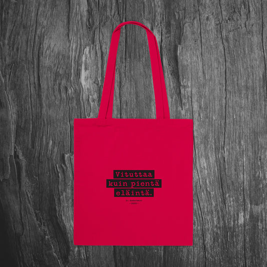 Vituttaa kuin pientä eläintä - Puuvillakassi