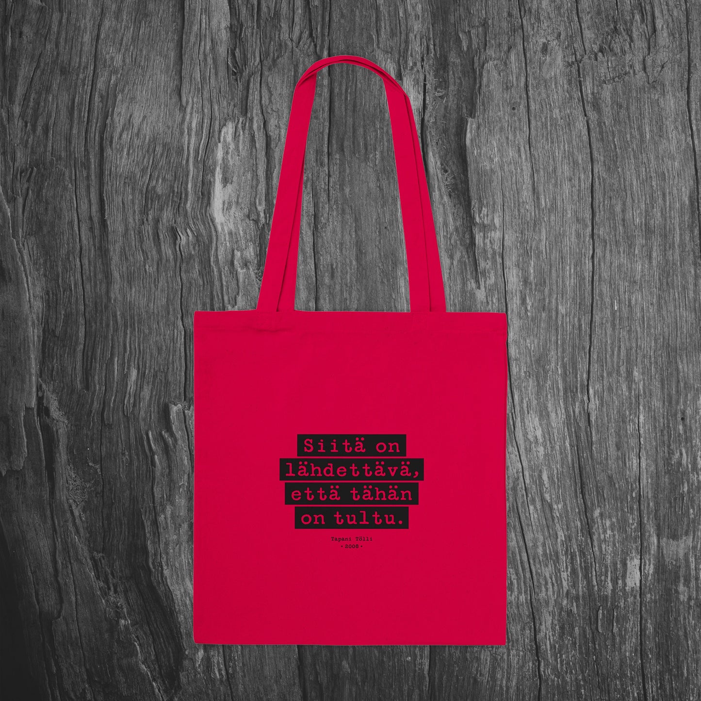 Siitä on lähdettävä - Puuvillakassi