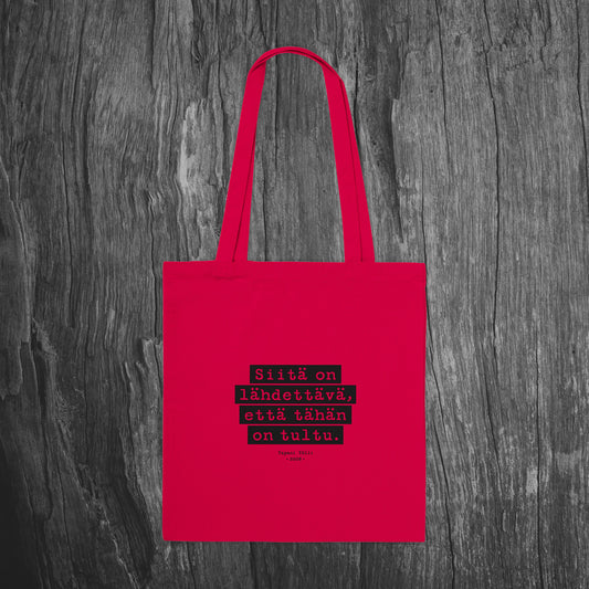 Siitä on lähdettävä - Puuvillakassi